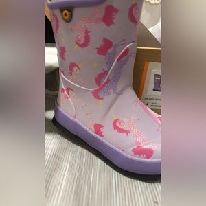 Boggs. Unicorn kids waterproof rain boots